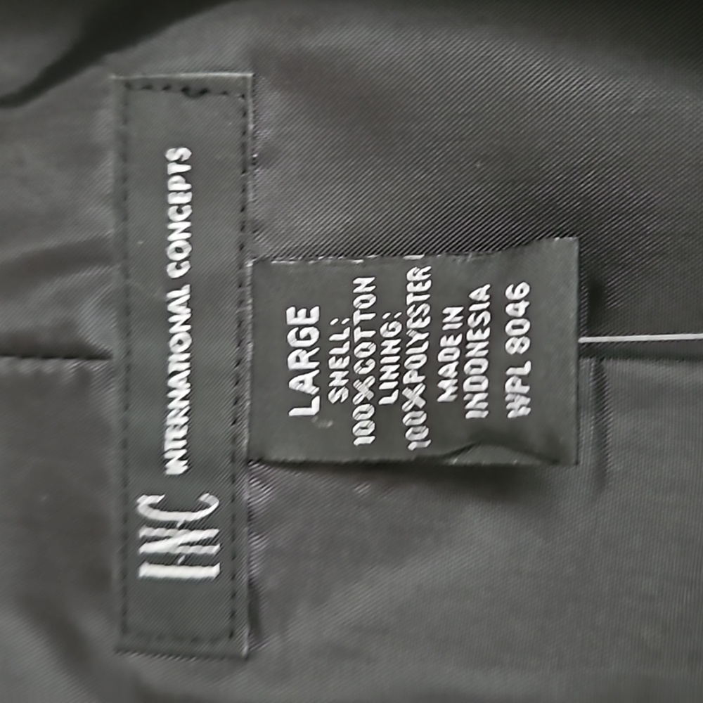 Beautiful INC double breastfed knit coat, black, sz L, NWT - Picture 2 of 5
